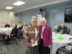 Sister Roselynn and Sister Mary Jon Wagner, Congregational Minister for the Sisters of St. Francis of Sylvania.