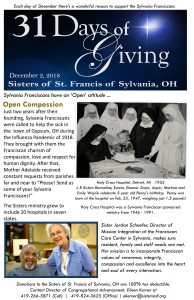 Sylvania Franciscans Open Compassion