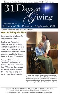 31 Days of Giving Marians