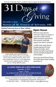 31 Days of Giving Sister Maria Pacelli Spino