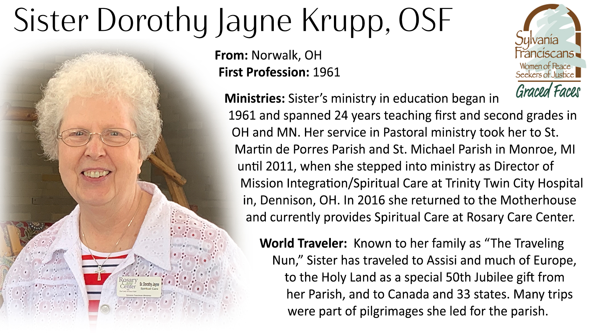 Sister Dorothy Jayne, OSF