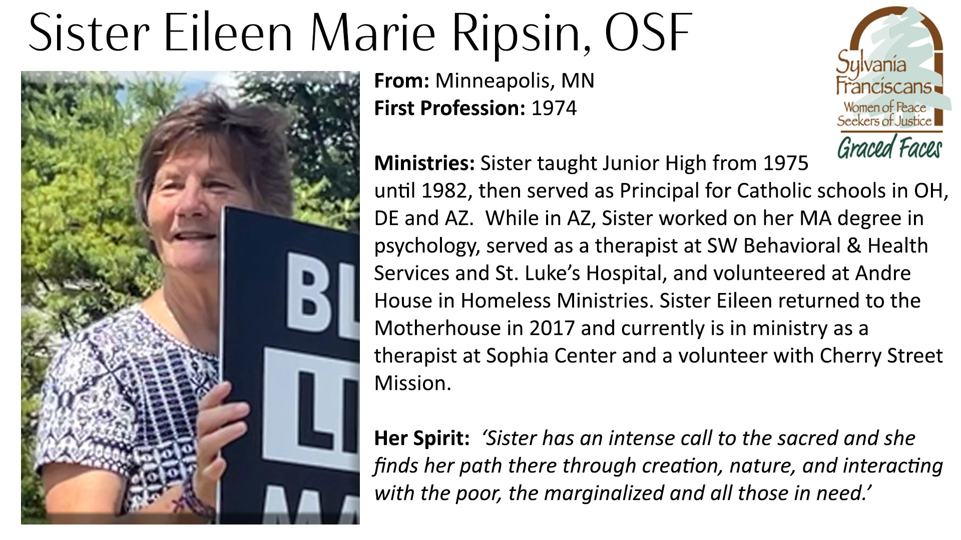 Sister Eileen Marie Ripsin, OSF