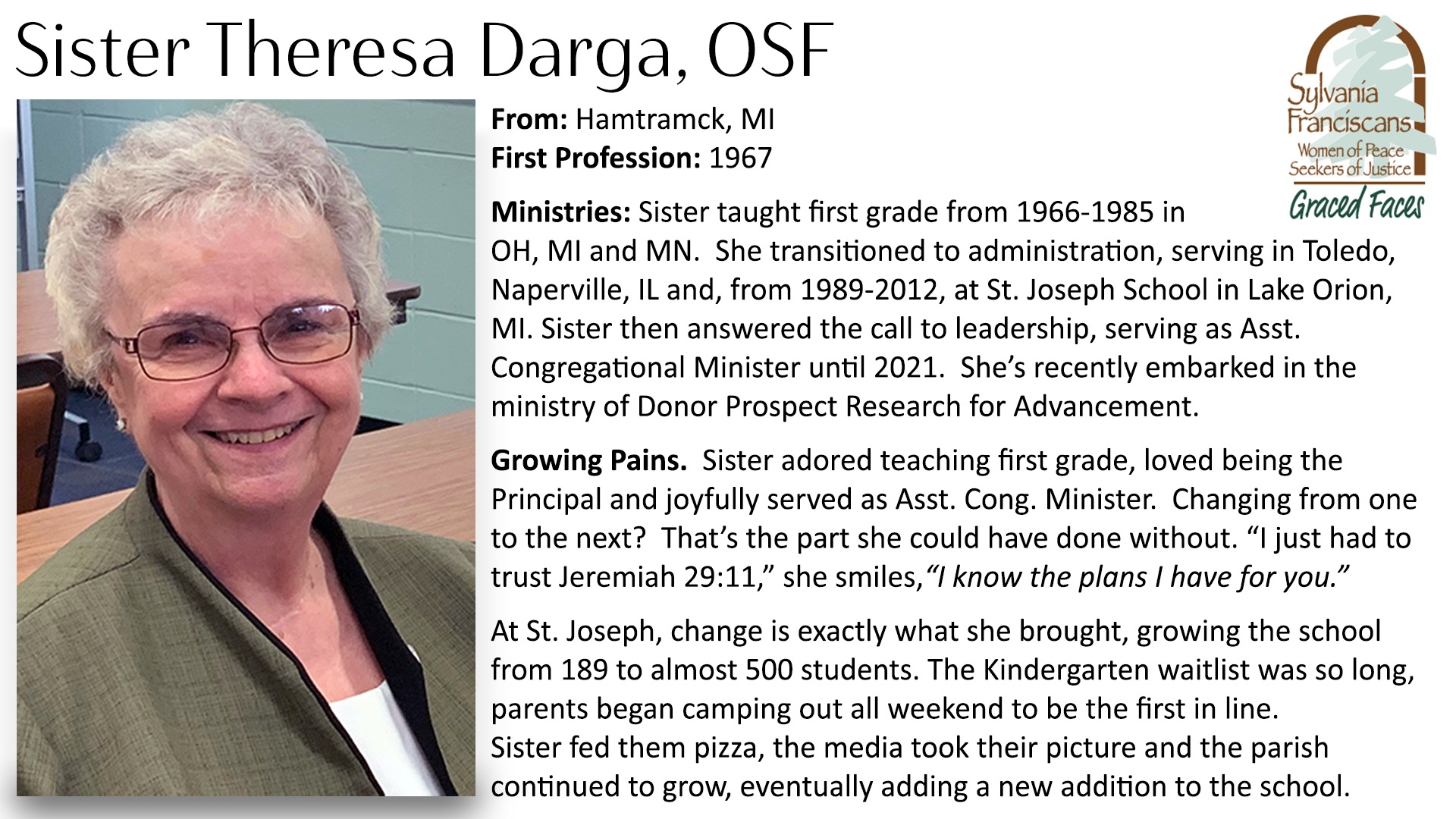 Sister Theresa Darga, OSF